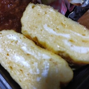 納豆のタレで☆卵焼き